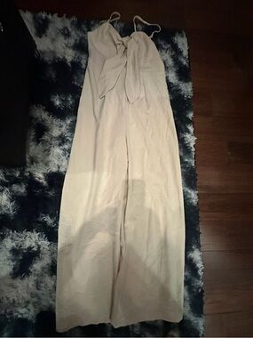 Elegant Cream Jumpsuit